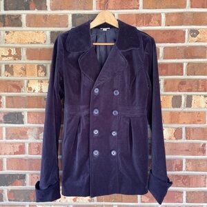 Elegant Women's Double-Breasted Pea Coat